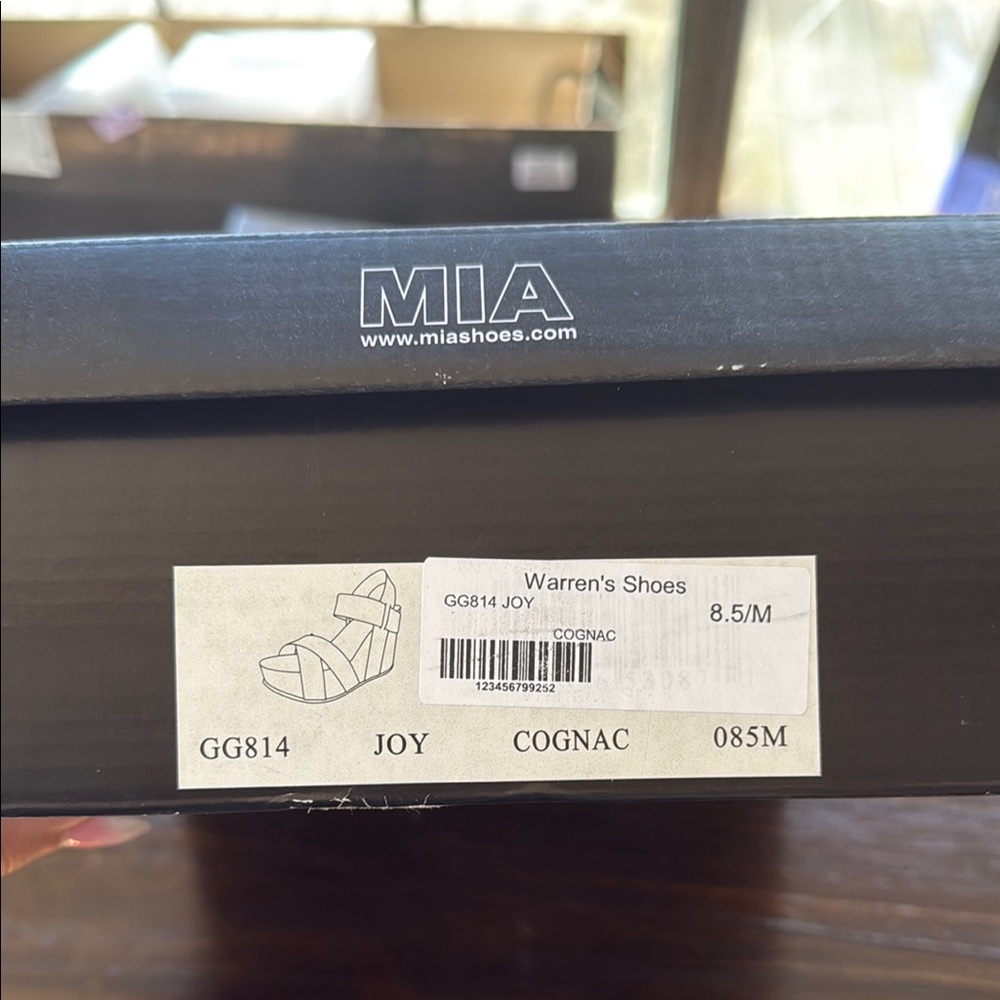 MIA Brown Platform Shoes